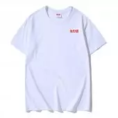 supreme t shirt low price pas cher blanc three line